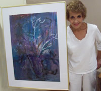 Kathy with Painting
